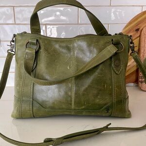 Frye Melissa Washed Leather Medium Satchel Bag